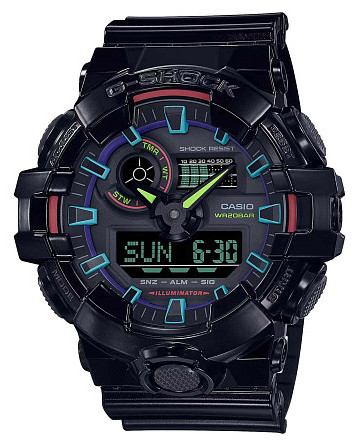Casio G-Shock GA-700RGB-1ADR (GA-700RGB-1a)